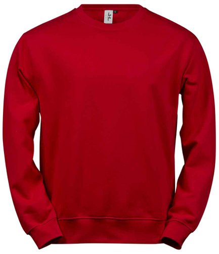 Tee Jays Power Organic Sweatshirt Red 3XL