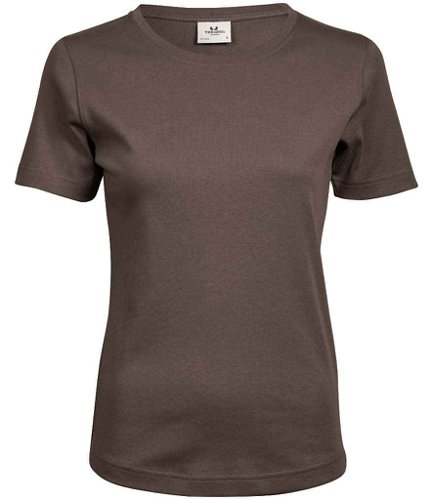Tee Jays Ladies Interlock T-Shirt Chocolate 3XL