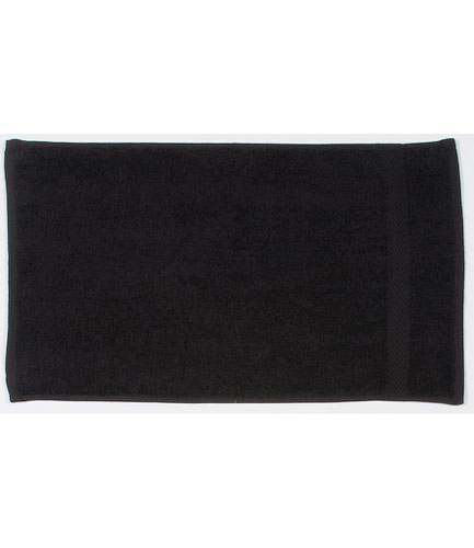 Towel City Luxury Guest Towel Black