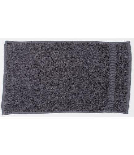 Towel City Luxury Guest Towel Steel Grey