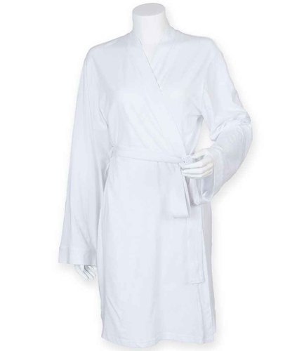Towel City Ladies Cotton Wrap Robe White XL