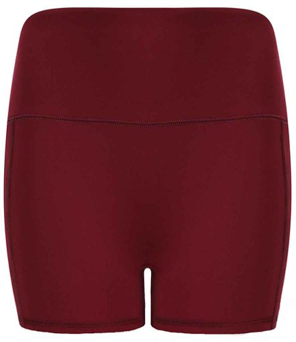 Tombo Ladies Pocket Shorts Deep Burgundy L/XL