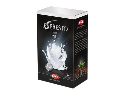 K- Fee Espresto Standard Milk Capsules Pack of 6 x 16
