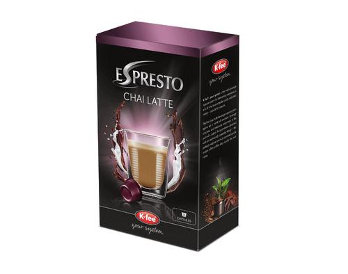 K-fee Espresto Chai Latte Tea Capsules Pack of 6 x 16