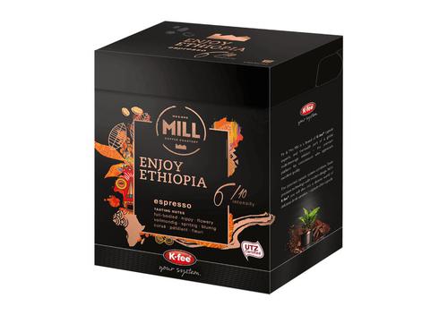 K-fee Mr & Mrs Mill Enjoy Ethiopia Standard Espresso Capsules Pack of 6 x 12