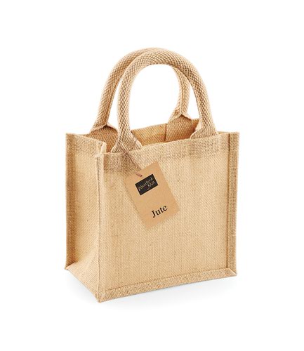 Westford Mill Jute Petite Gift Bag Natural