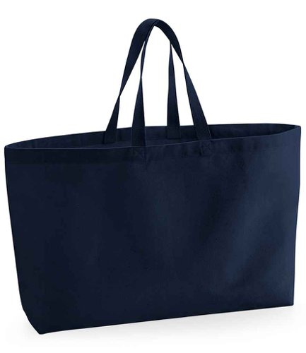 Westford Mill Oversized Canvas Tote Bag French Navy