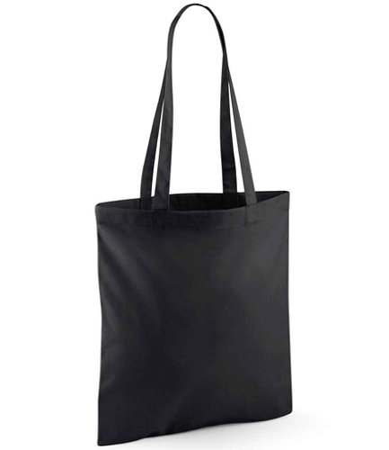 Westford Mill Recycled Cotton Tote Bag Black