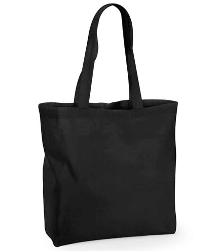 Westford Mill Recycled Cotton Maxi Tote Bag Black