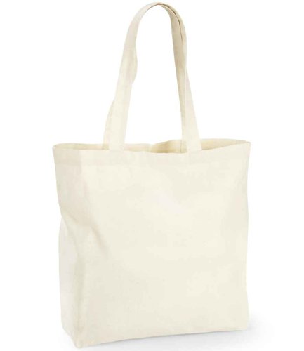Westford Mill Recycled Cotton Maxi Tote Bag Natural