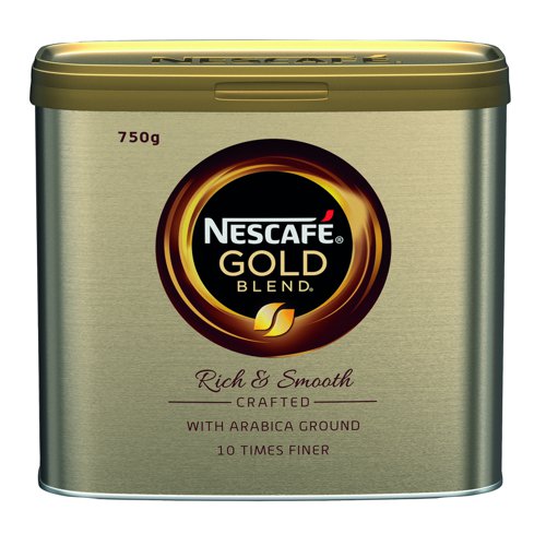 NESCAFE GOLD BLEND Coffee Granules 750g (Pack 2) + KitKat (Pack 24)