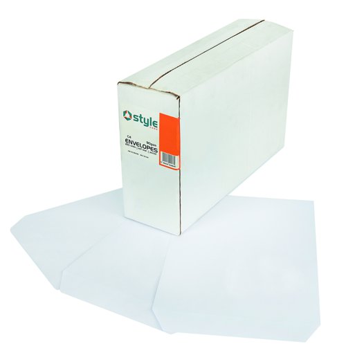 Style Pocket Envelopes Self-Seal C4 White 90gsm (Pack 250)