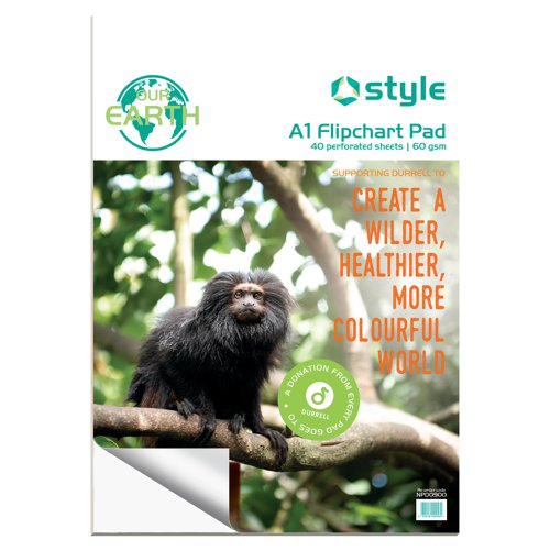 Style Our Earth Flipchart Pad 40 Sheets A1