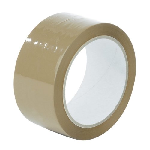 Parcel Tape 75mm x 66m Buff (Single)