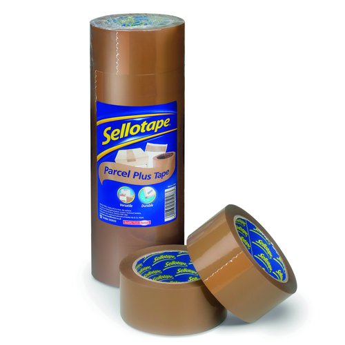 Sellotape Polypropylene Packaging Tape 50mm x66m Buff 1445172