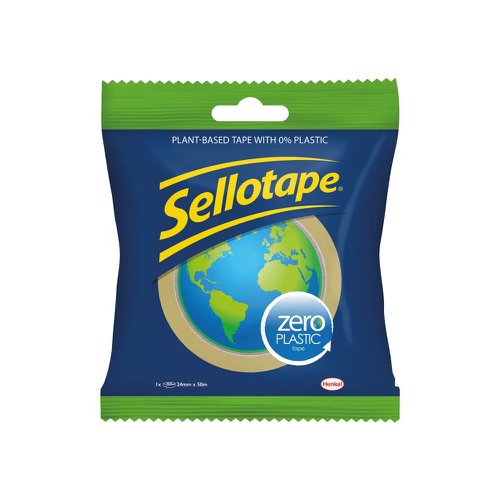 Sellotape Zero Plastic Adhesive Tape 24mm x 30m 2635499