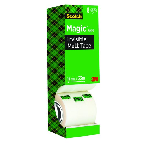 3M Scotch Magic Tape 19mm x33m Value Pack (Pack 8) 81933R8