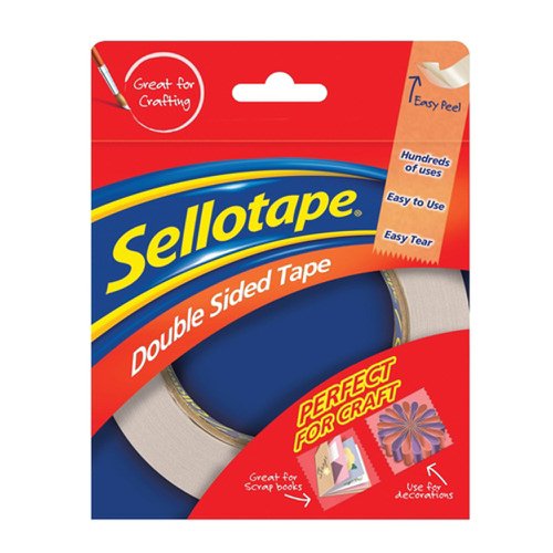 Sellotape Double Sided Tape 15mm x5m 1445293