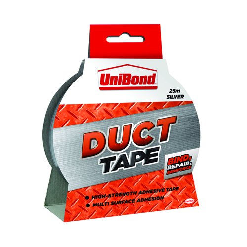 UniBond Duct Tape 50mm x25m Silver 1667753