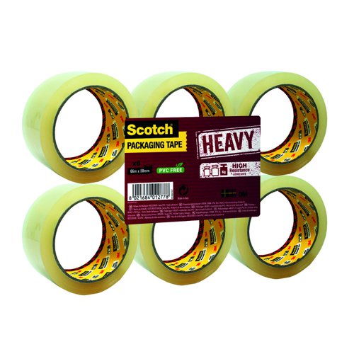 3M Scotch Premium Packaging Tape 50mmx66m Clear