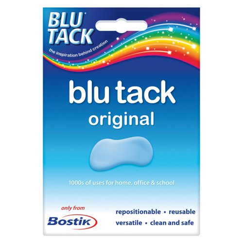 Bostik Blu Tack 60g Handy Size Blue 80103