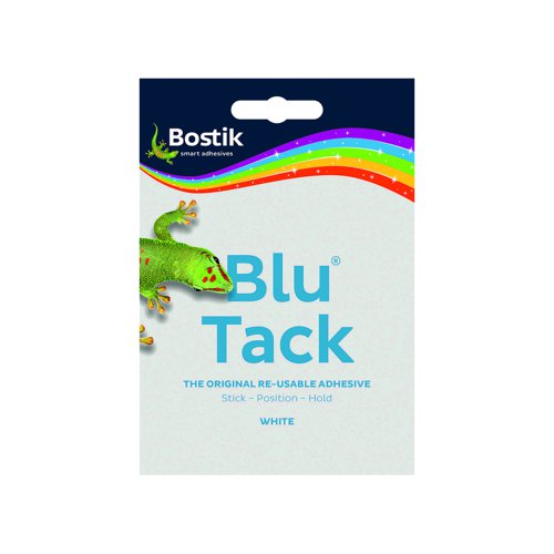 Bostik Blu Tack 60g Handy Size White 801127