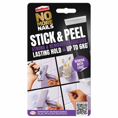UniBond No More Nails Stick & Peel 44g 2971433
