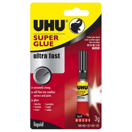 UHU Super Glue Tube 3g 3-62671