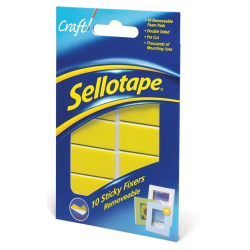 Sellotape Sticky Fixers Removable (10) 1445286