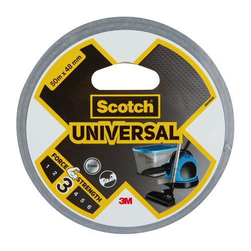 3M Scotch Extremium Universal Duct Tape Silver 48mm x50m 7100205300