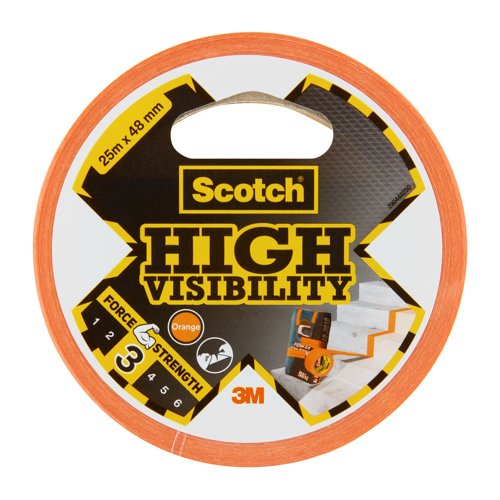 3M Scotch Extremium High Visibility Duct Tape Orange 48mm x25m 7100205301