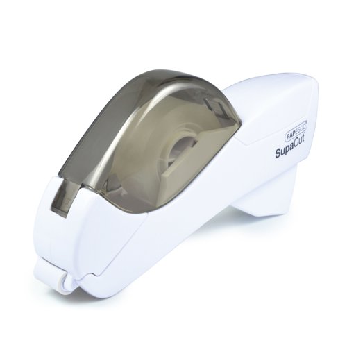 Rapesco SupaCut Tape Dispenser White +2 Rolls 1445