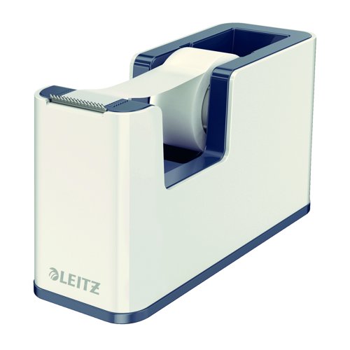 Leitz WOW Dual Colour Tape Dispenser & Tape White/Grey 53641001