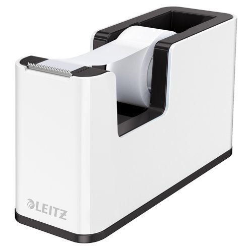 Leitz WOW Dual Colour Tape Dispenser & Tape White/Black 53641095