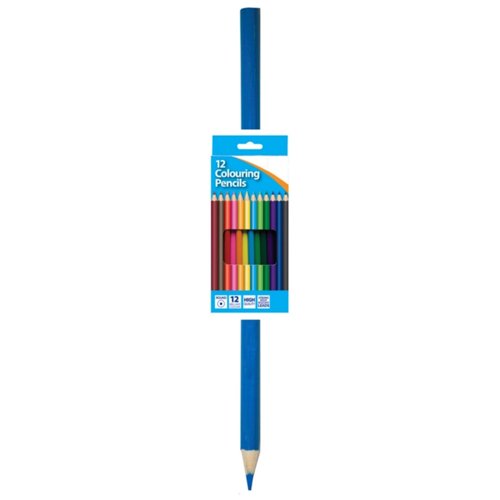 Colouring Pencils Assorted Colours (Pack 12)