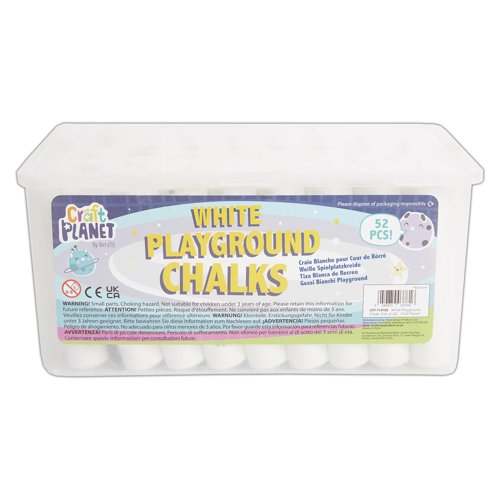 Craft Planet Playground Chalk White (Tub 52) CPT 714105