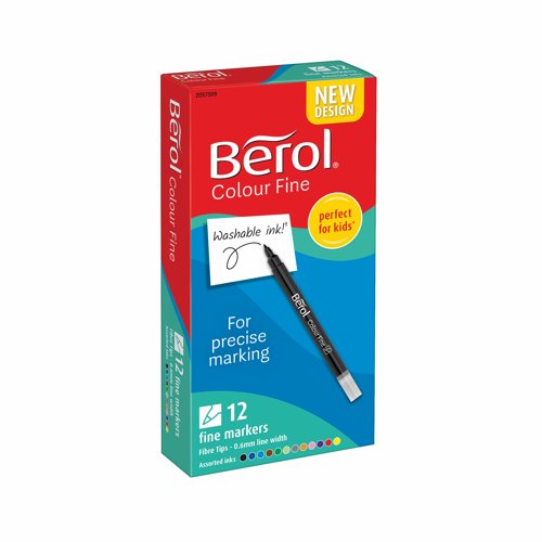 Berol Colour Fine Box Assorted Colours (Pack 12) 2057599