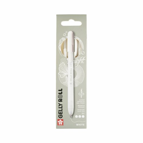 Sakura Gelly Roll Retractable Classic White (Pack 3) PXGBRAWH3A