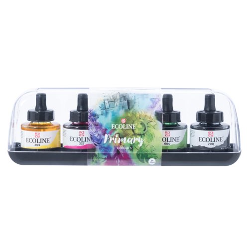 Ecoline Liquid Watercolour Set Primary Colours 30ml (Pack 5) 11259900