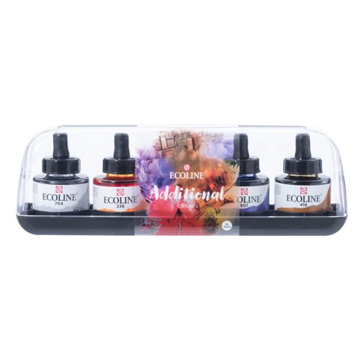 Ecoline Liquid Watercolour Set Additional Colours 30ml (Pack 5) 11259901