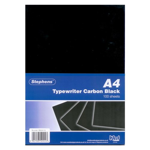 Stephens Typewriter Carbon Black A4 (100 Sheets) RS524113