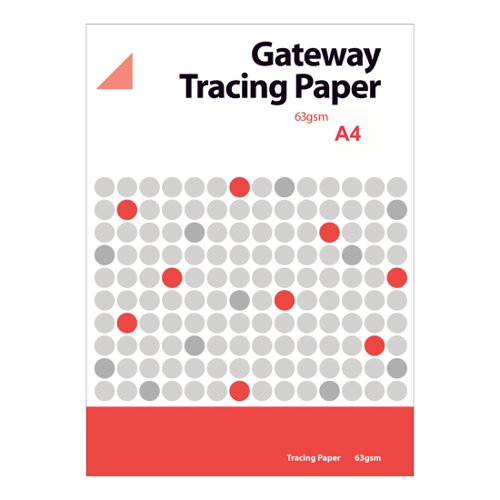 Gateway Natural Tracing Paper Pad A4 63gsm (100 Sheets) RG002957