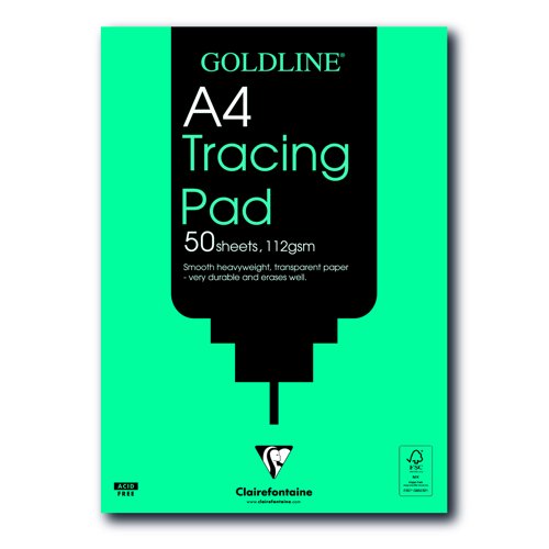 Goldline Heavyweight Tracing Pad A4 112gsm 50sheets GPT3A4