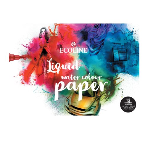 Ecoline Watercolour Paper Pad 297x420mm A3 290gsm 12 Sheets 91580011