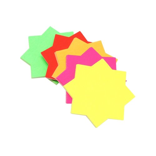Fluorescent Stars 6inch (Pack 12)