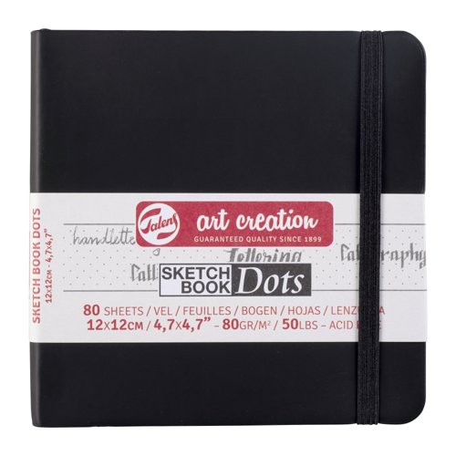 Talens Art Creation Dotted Sketchbook 120x120mm 80gsm 80 Sheets 9314404M
