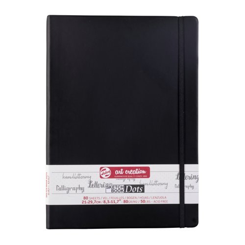 Talens Art Creation Dotted Sketchbook 210x297mm A4 80gsm 80 Sheets 9314403M
