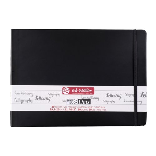 Talens Art Creation Dotted Sketchbook 297x210mm A4 80gsm 80 Sheets 9314406M