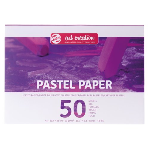 Talens Art Creation Pastel Paper Pad 297x210mm A4 90gsm 50 Sheets 9319002M