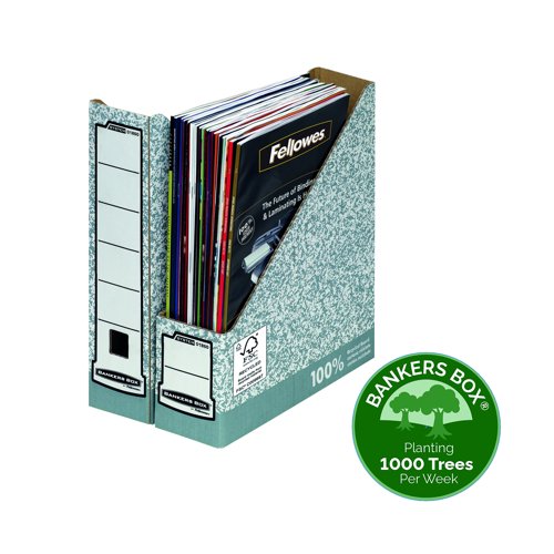 Bankers Box System Magazine File 78x258x311mm 186004
